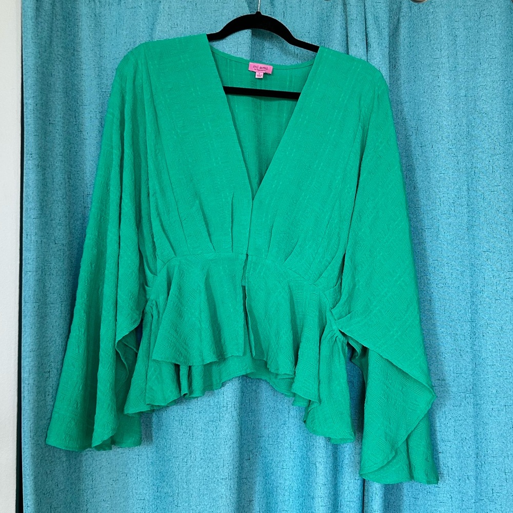 Miami Vibrant Green Blouse